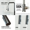thumbnail image 2 of VIGO Parsons Single Handle Pull-Down Sprayer Kitchen Faucet in Matte Black, 2 of 14