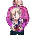 thumbnail image 4 of My Hero Academia Himiko Toga Youth Sweatshirt Hoodies Pullover 3D Print Novelty Hooded Hoody Clothes For Boys Girls Teen Clothing, 4 of 7