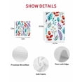 thumbnail image 7 of Spring Leaves Kitchen Dish Towels for Drying Dishes Set of 2, Watercolor Leaf Botanical Nature Light Blue Waffle Weave Microfiber Hand Tea Bathroom Towels Quick Dry & Absorbent Towel 12x12, 7 of 7