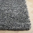 thumbnail image 3 of SAFAVIEH New York Kalya Solid Shag Area Rug, Blue/Blue, 6' x 9', 3 of 10