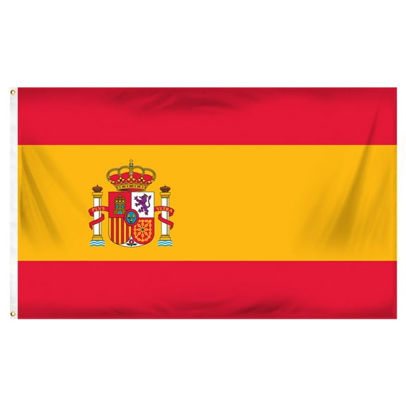 Spain 3ft x 5ft Printed Polyester Flag