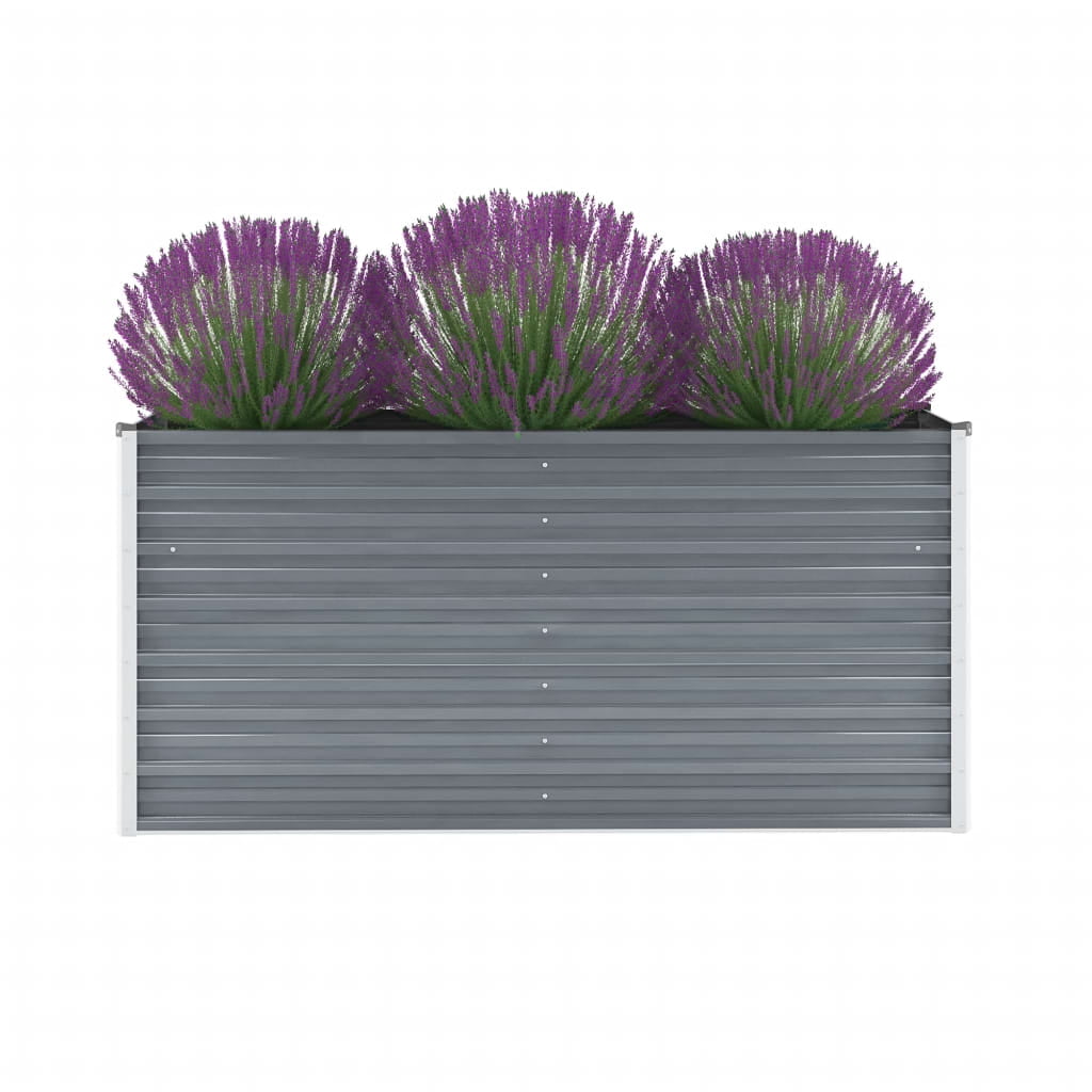 Kepooman Outdoor Raised Garden Bed for Vegetables Flowers, 63" X 15.7" X 31.3", Gray Kepooman Outdoor Raised Garden Bed for Vegetables Flowers, 63" X 15.7" X 31.3", Gray