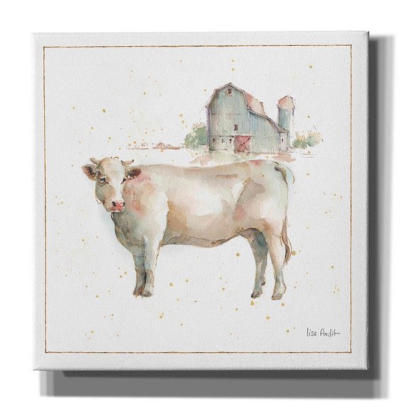 Epic Graffiti 'Farm Friends VIII' by Lisa Audit, Canvas Wall Art, 12"x12"