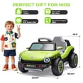 thumbnail image 3 of 12V Electric Ride on Cars, Licensed Volkswagen Beetle Ride on Toys with Remote Control, Bluetooth, USB Port, Music, Rear Storage, LED Lights, Battery Powered Toddlers Electric Car for Kids Ages 3+, 3 of 10
