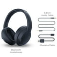 thumbnail image 4 of TCL Midnight Blue On-Ear Sound Isolating Hi-Res Wireless Headphones with Built-in Mic - ELIT400BTBL, 4 of 5