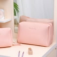 thumbnail image 3 of BAETEUY Large Capacity Makeup Bag with Two-way Zipper Faux Leather Jewelry Digital Makeup Organizer for Vacation, 3 of 8