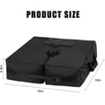 thumbnail image 3 of Sac de Poids pour Base de Parasol Détachable, jusqu'à 85 LB, Sac de Poids pour Parasol pour Sacs de Sable de Parasol Surplombants, Patio Lesté, Plage, Extérieur Déporté (Forme Carrée), 3 of 5