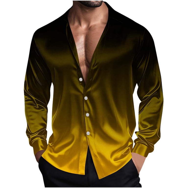 red dress with gold trim Rose Gold Modern Regular-Fit Dress Shirt main image 1
