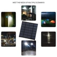thumbnail image 3 of Solar Panel .5W 6V Portable Fast Charger Outdoor Solar Charger Polycrystalline 2Pcs, 3 of 4