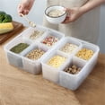 thumbnail image 4 of Food Storage Containers with Lids,Bexikou 1Pcs Stackable Meal Prep Containers,Snackle Box with Compartments,Removable Individual Plastic Food Containers for Pantry Organization and Storage, 4 of 8