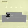 thumbnail image 3 of Majestic Home Goods Pillow 20x20 Coral Black, 3 of 4