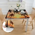 thumbnail image 2 of HAOXIT Square Table Cloth Polyester s for Home Decor, Parties, Picnic 52*52, 2 of 8
