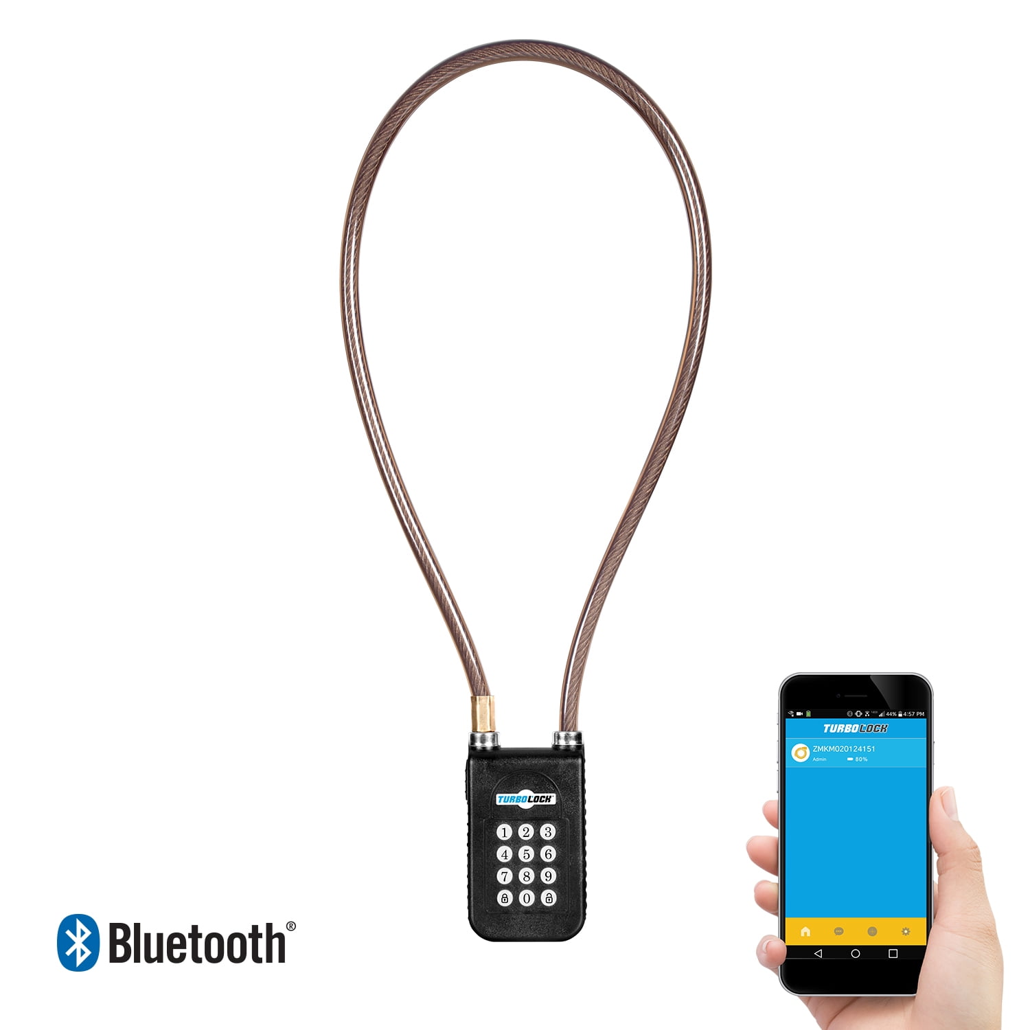 TurboLock Smart Bluetooth Keyless Bike Lock With Keypad and Sharable eKeys for sale online 