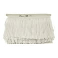thumbnail image 2 of Belagio 4" Wide x 10 Yards, Chainette Fringe, 1 Bolt, White, 2 of 2
