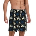 thumbnail image 2 of Fuzoiu Octopus 1 Print Pajama Shorts for Men, Men's Pajama Bottoms,Mens Lounge Sleepwear,Pajama Pants with Pocket-X-Large, 2 of 6