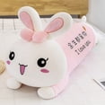 thumbnail image 1 of Peluche de conejo de peluche para niños, almohada Kawaii para dormir, muñeco de conejo de peluche, regalo de cumpleaños y Navidad, 1 of 3
