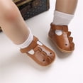 thumbnail image 3 of Eashery Kids Sneakers Mesh Soft White Baby Shoes Brown 5, 3 of 5