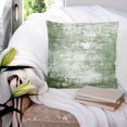 thumbnail image 3 of 16x16 Pillow Covers Set of 2, Vintage Sage Green Square Throw Pillow Covers for Couch/Sofa/Living Room, Retro Oil Painting Abstract Art Decorative Soft Pillowcases for Couch Throw Pillows, 3 of 7
