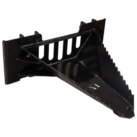 38" Deep Stump Bucket Tree Scoop Digger for Ripping Roots, Digging, Uprooting Stumps, Land Clearing, and Handling Large Debris.