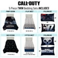 thumbnail image 5 of Activision Call of Duty Black 5-Piece Kids Reversible Twin Bedding Set, 100% Microfiber, 5 of 7