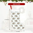 thumbnail image 4 of Balery Indian Elephant Pattern Christmas Stockings with Initials, 18" Large Knit Christmas Stocking,Xmas Stocking for Kids, Holiday and Family Stocking, 4 of 7