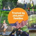 thumbnail image 3 of JUMPZYLLA Trampoline Outdoor with Enclosure and Ladder, ASTM, 14 ft, Black, 3 of 10