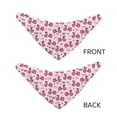thumbnail image 3 of Naloa Bike with Donut Wheels Dog Bandana Large and Small-Dog Scarf Bib Handkerchief Accessories for Dogs and Cats(S-L)-Large, 3 of 5