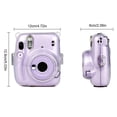 thumbnail image 4 of Translucent Pvc Camera Case For Fujifilm Instax Mini 11 With Rainbow Strap, 4 of 5