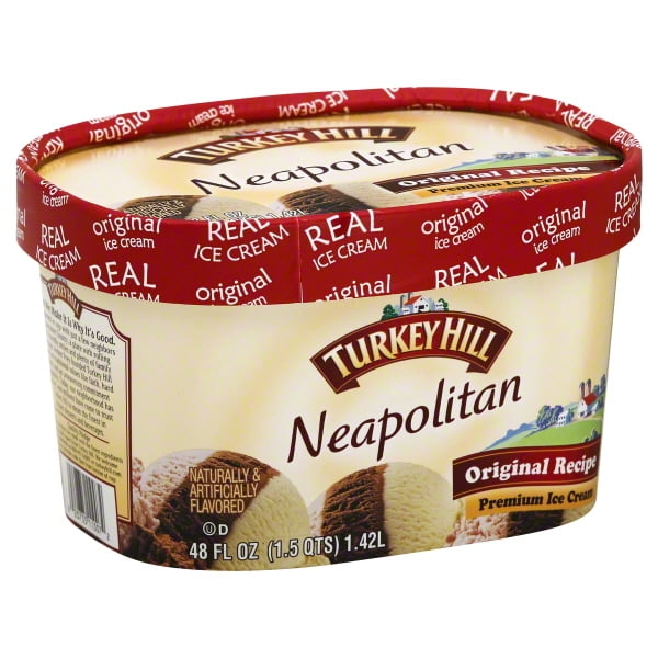 Turkey Hill Neapolitan Premium Ice Cream, 48 fl oz