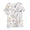 Multicolor, variant on Cilsoka Fashion Tops for Women 2026, Womens Ruched Tops 2026 Spring Summer Tunics Short Sleeve V Neck T Shirts Casual Dressy Tee with Side Shirring, Graphic Trendy Tees