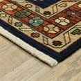 thumbnail image 2 of Oriental Weavers Lilihan Wool Blend Area Rug - 090B6 - 9'10" x 12'10" - in Blue/ Red - Vintage Inspired, Wool Blend, Family, Dining, Living Room Rug, 2 of 3