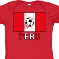 thumbnail image 4 of Inktastic Peruvian Soccer Boys or Girls Baby Bodysuit, 4 of 5