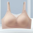 thumbnail image 5 of Everyday Bras for Women Womens Bras Push up Front Closure Sports Bra Small Woman Bras 2 Cup Push up Bra Brazier for Women Womens Comfort Bras Women Bras plus Size Sports Womens Sports Bras Beige M, 5 of 5