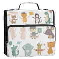 thumbnail image 5 of FORMRS Zipper Binder with Shoulder Strap 2-inch Ring 500 Sheet Capacity File Bag, Cute Animal, 5 of 5