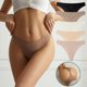 thumbnail image 2 of Ropa interior hueca de seda de hielo sin dejar rastro con forma de corazón para mujer, tanga deportiva sexy de cintura baja, pantalones cortos de una pieza para mujer, corazón de melocotón, 2 of 4