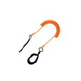 thumbnail image 1 of braveheart Surfing Surfboard Ankle Leash Leg Rope Orange Stand Up Paddleboard Coiled, 1 of 4