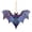 B, variant on Binwennn Cute Pendant Jewelry Cute Bat Acrylic Flat Pendant 2D Room Decoration Mini Decoration Pendant Party Supplies Cookie Christmas Ornament 12 Days of Christmas Vintage Stained Glass Window