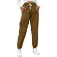 thumbnail image 2 of FDDMis Sweat Pants for Teens Winter Pants Girls Tan Pants Boys Khaki Pants Size 6 Boys Pants 5-6 Girls Clothing Size 14-16 Kids Christmas Gifts, 2 of 9