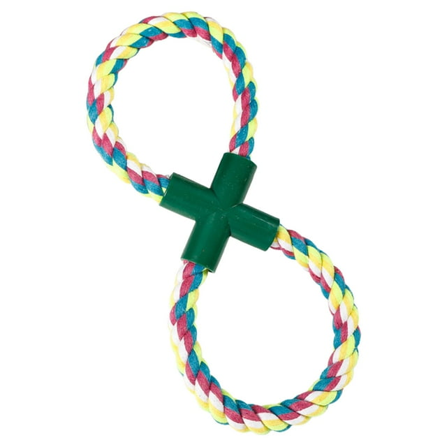 Dog Rope Leash Toy for Vigorous Chewers, Interactive Tug of War Chew Toy, Green, for Medium & Large Breed Dogs