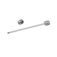 thumbnail image 4 of Broche de de Metal para hombre Plata Zulema  Clip de alfiler de corbata de corbata, 4 of 7