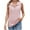 Pink, variant on lmcalzta Womens Summer Tank Tops Zip Sleeveless Collared Shirts Casual Summer Lightweight Tees