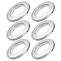 Uxcell 1.5 Inch Inner Dia Curtain Grommets Plastic Gray 6 Pack