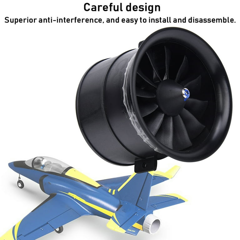 EDF 70mm 4S 3400KV 12 Blades Electric Ducted Fan, Hobby RC