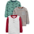 thumbnail image 1 of Camisas Simple Joys de Carter's Boys para niños, paquete de 3 unidades, manga larga, 4T, 1 of 1