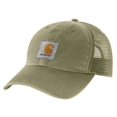 thumbnail image 1 of Carhartt Men's Canvas Mesh-Back Cap, Burnt Olive, OFA, 1 of 3