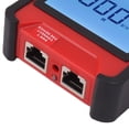 thumbnail image 3 of Rupoun ET616 Network Cable Tester Multimeter Multifunctional Line Finder with LCD Display for Sorting Network Maintenance Telephone Wire Testing Tool Kit Red 15.87 oz, 3 of 9