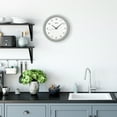 thumbnail image 5 of Seiko 12" Sterling Wall Clock w/ Quite Sweep Hands, Quartz, Analog, QXA137SLH, 5 of 5