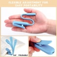 thumbnail image 4 of Lámpara de lectura recargable por USB con clip, 3 modos de protección ocular (blanco/cálido/blanco cálido), cuello flexible de 360°, lámpara de lectura con clip para cama, niños y Kindle, color azul., 4 of 5