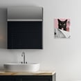 thumbnail image 2 of Stupell Industries Black Cat Bathroom Humor Wall Plaque Art design by Jesse Keith, 14 x 11, 2 of 7