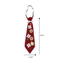 thumbnail image 2 of Holiday time Ho Ho Ho Tie,16.5 inch,red colour, 2 of 4